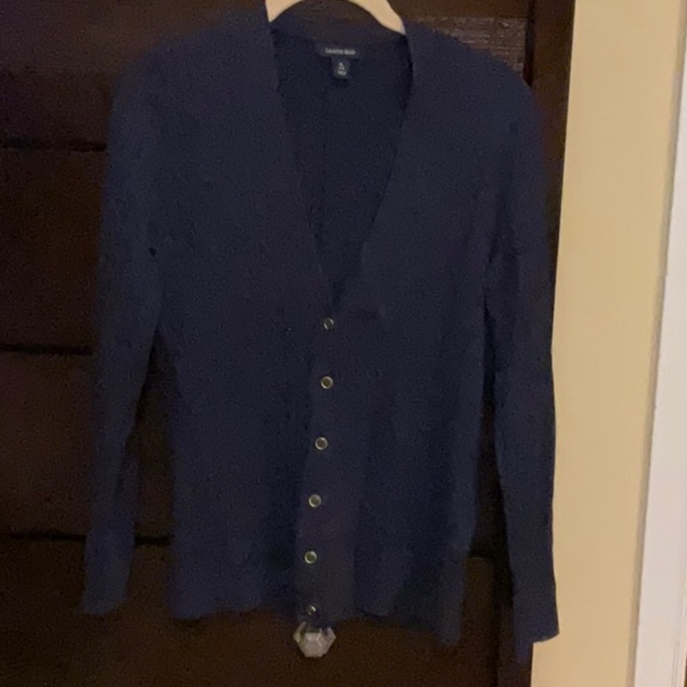 LAND’S END TUNIC NAVY BLUE WOMEN’S Cardigan